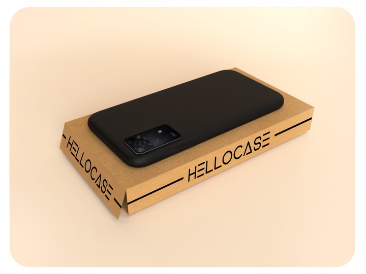 Etui do Redmi Note 11 Pro 4G / 5G / 12 Pro 4G (Czarne, Silikon) + Szkło 9H