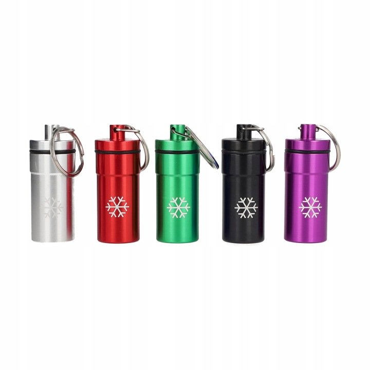 Snow Bottle Metalowy pojemnik z łyżeczką do tabaki Dozownik tabaki