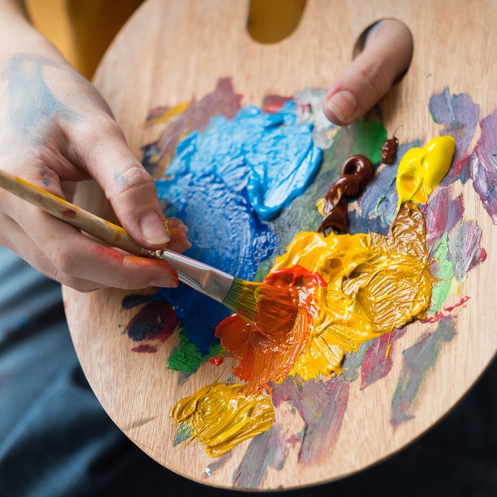 Farby Akrylowe Duży Zestaw Farb Farba Akrylowa 12 Kolorów po 100 ml = 1200