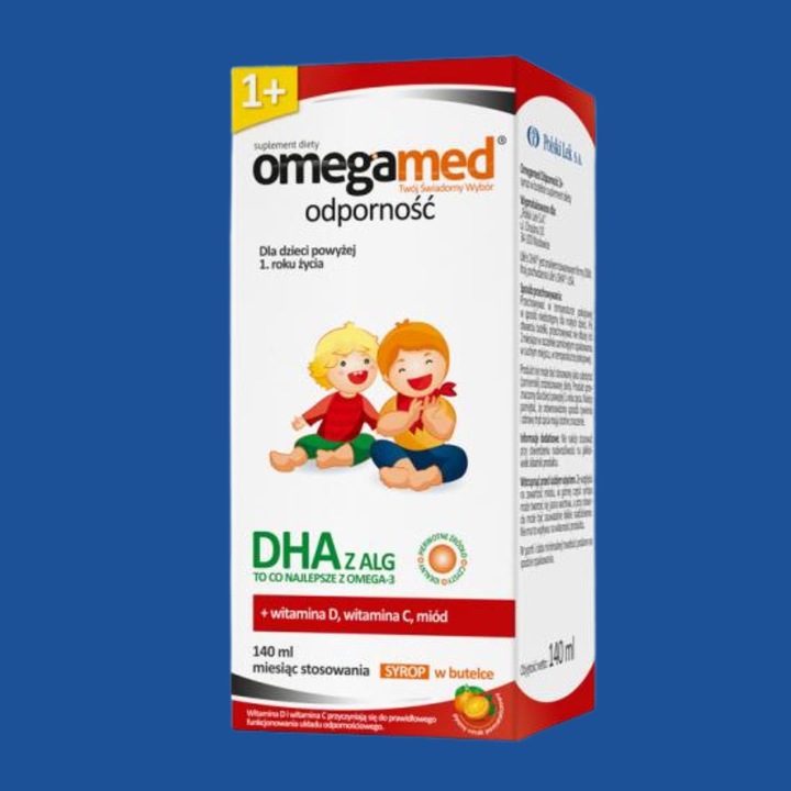 Omegamed Odporność 1+ Syrop dla dzieci 140ml