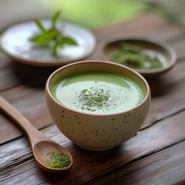 Zestaw Do Herbaty Matcha Japoński Bio 100g z Miotełką Chasen Bambusową