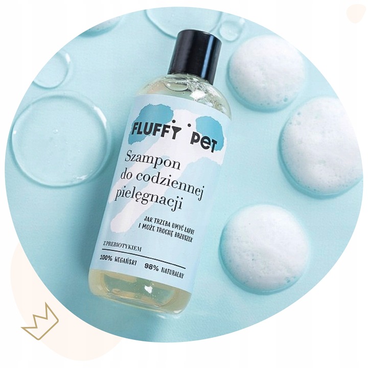 SZAMPON dla psów do codziennej pielęgnacji FluffyPet 300ml HIPOALERGICZNY