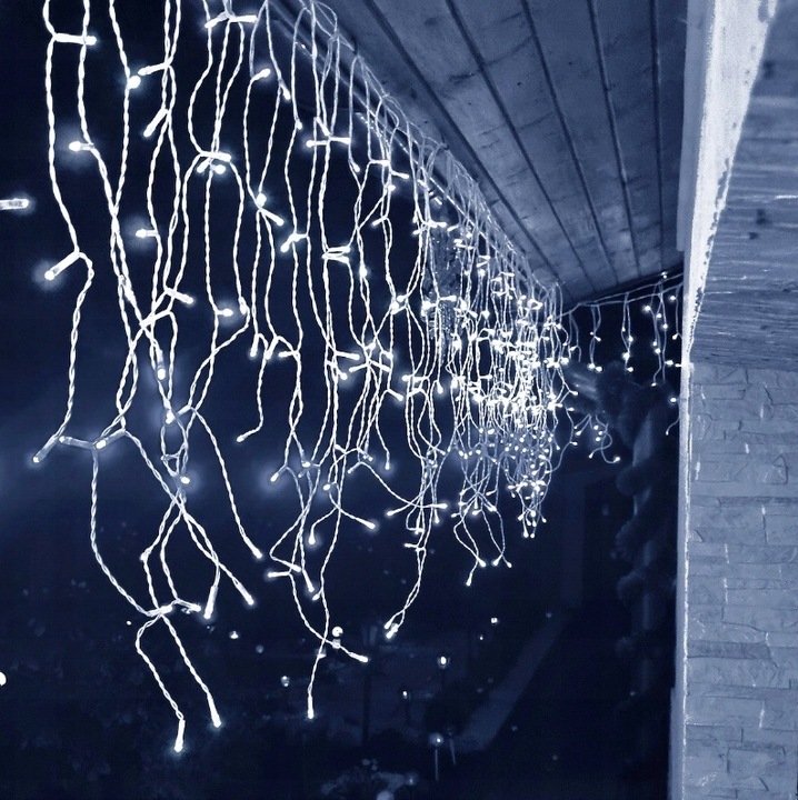 SOPLE FLASH 500 LED Flash ZEWNĘTRZNE BIAŁE ZIMNE CHOINKOWE lampki z Fleszem