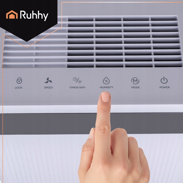 Osuszacz Powietrza 20L/24h Ruhhy WiFi Higrostat Timer Zbiornik 4,3l