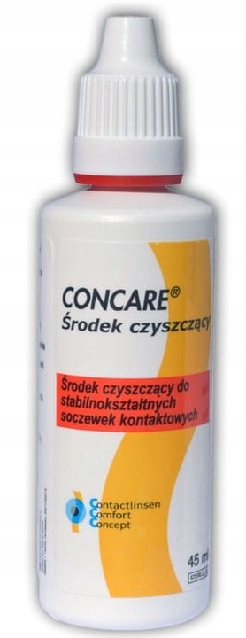 Środek czyszczący do soczewek, płyn CONCARE 45 ml