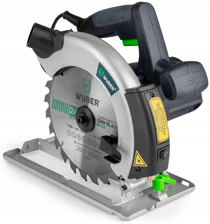 PIŁA TARCZOWA PRZECINARKA PILARKA RĘCZNA DO DREWNA Z LASEREM 2400 W