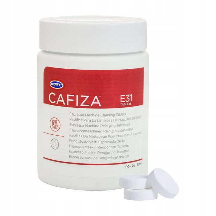 URNEX CAFIZA Tabletki do czyszczenia ekspresu 100 szt.