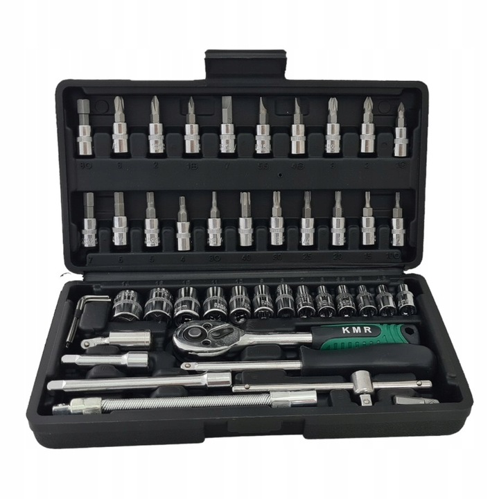 Zestaw klucze NASADKI 1/4 narzędzia klucze grzechotka TORX BITY INBUS