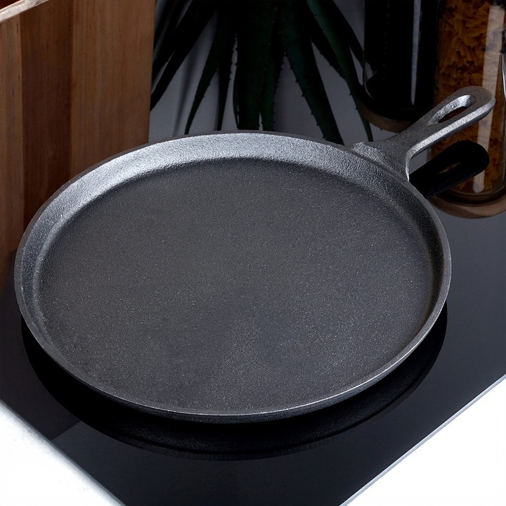 Patelnia ŻELIWNA do smażenia naleśników placków omletów jajek tortilli