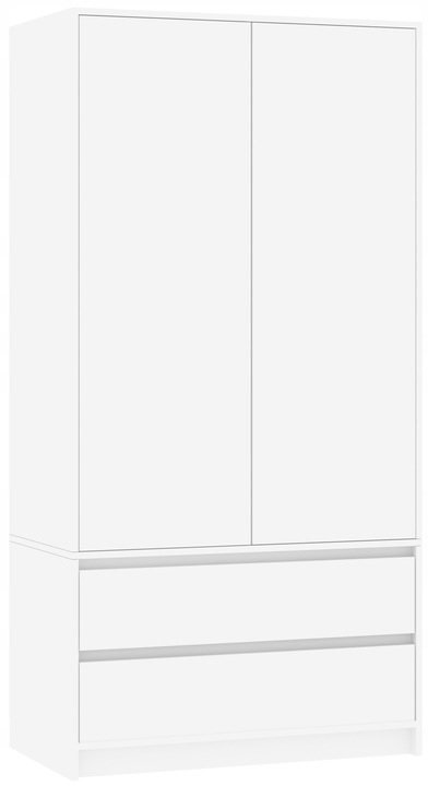 Szafa garderoba 90cm 2szuflady biała B-9