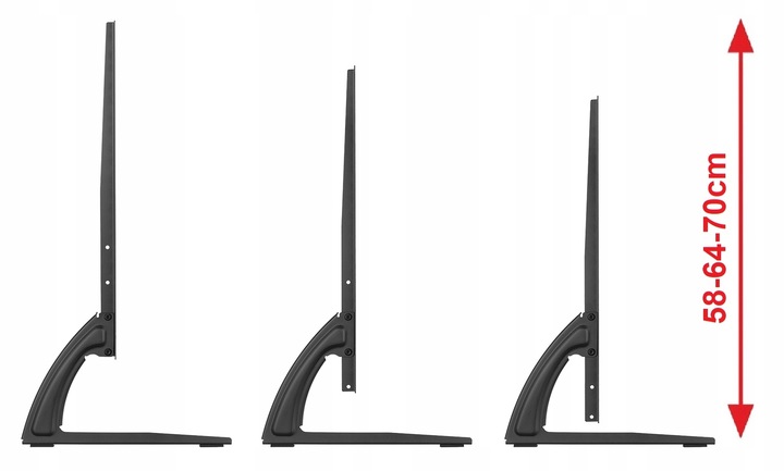 Stojak pod Telewizor Podstawa TV Nogi Stopa UNIWERSALNY 32-70 cali