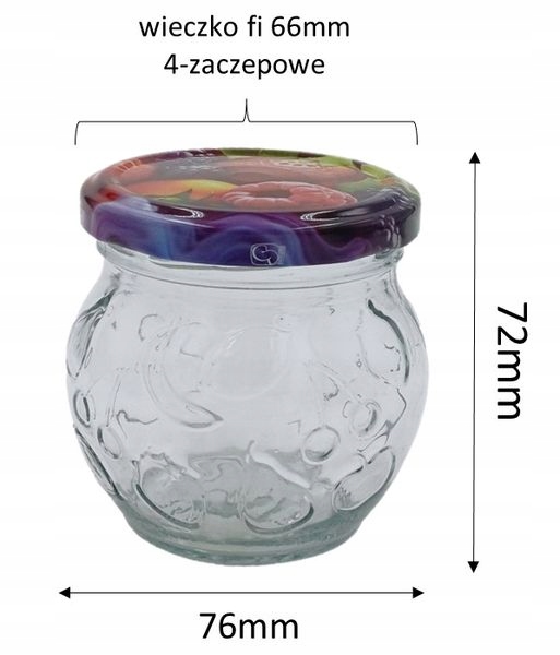 10x SŁOIK 200ML Z ZAKRĘTKĄ NA PRZETWORY DŻEM SŁOICZEK DO DESERÓW