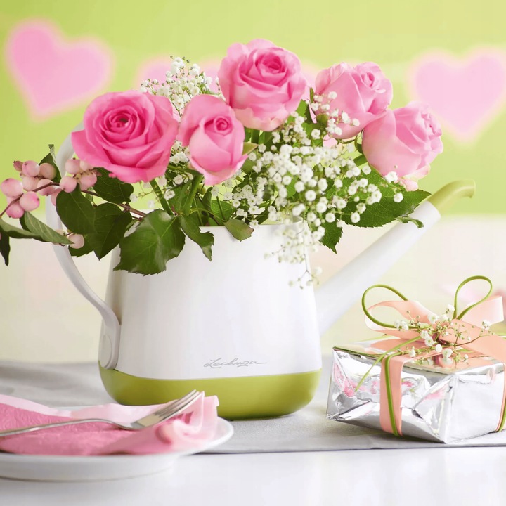 Konewka do podlewania YULA LECHUZA 1,7 l kolor BIAŁY-TAUPE