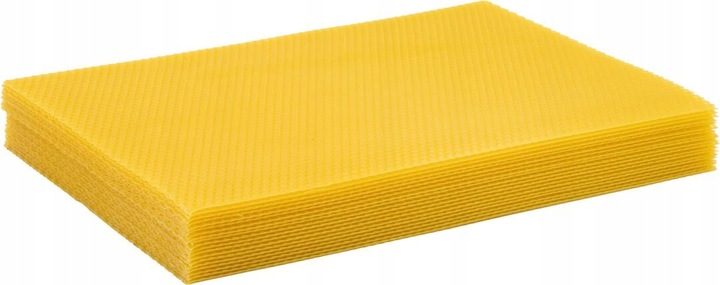 Węza pszczela WIELKOPOLSKA Łysoń 1 kg BADANA naturalny Wosk Pszczeli -