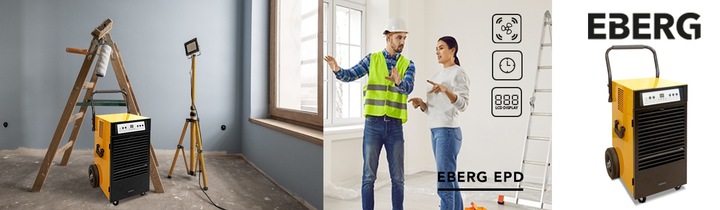 Przemysłowy osuszacz powietrza EPD 50 budowlany pochłaniacz wilgoci