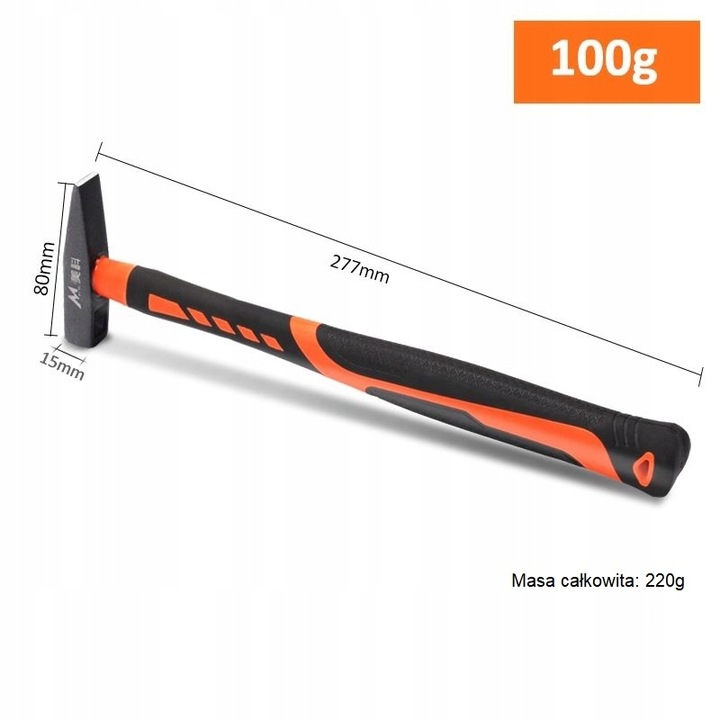 Zestaw 4 młotków ślusarskich młotki młotek