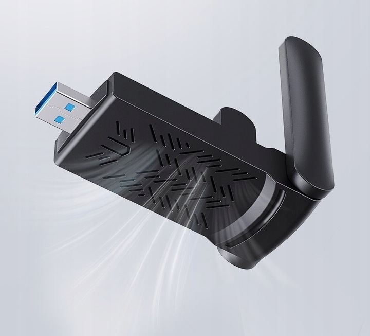 Adapter WiFi USB 3.0 Karta Sieciowa 1300MBps 5Ghz do Komputera Antena Wi-Fi