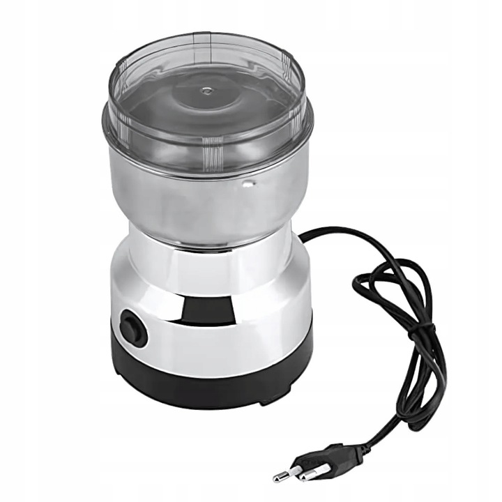 MOCNY MŁYNEK ELEKTRYCZNY DO MIELENIA KAWY ORZECHÓW PRZYPRAW STAL