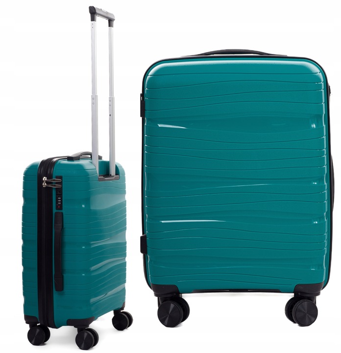 WALIZKA MAŁA NIEZNISZCZALNA KABINOWA RGL 4 PODWÓJNE KÓŁKA POLIPROPYLEN