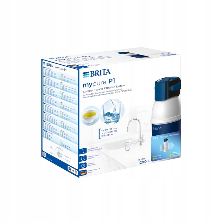 System podzlewowy BRITA mypure P1 filtrujący wodę