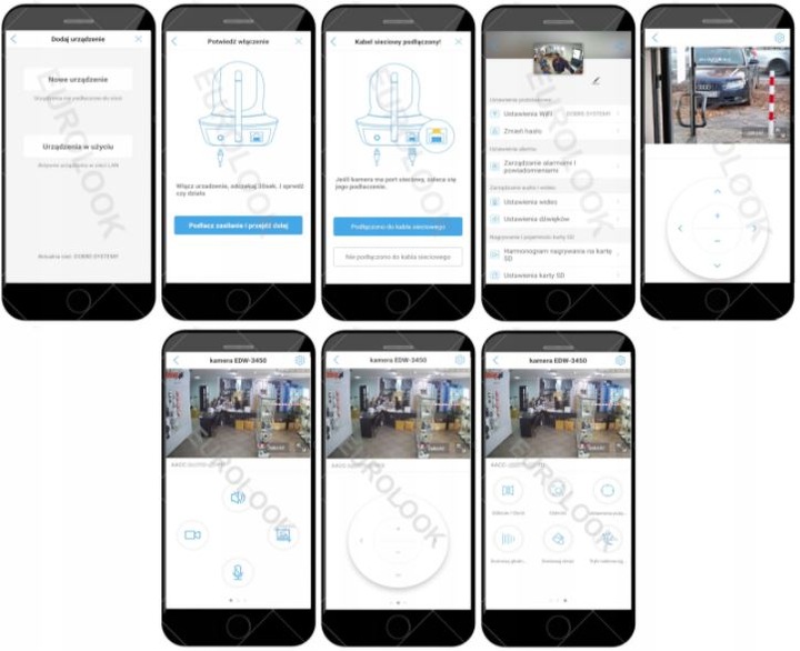 Kamera Zewnętrzna Obrotowa WiFi 4 x ZOOM Śledzenie