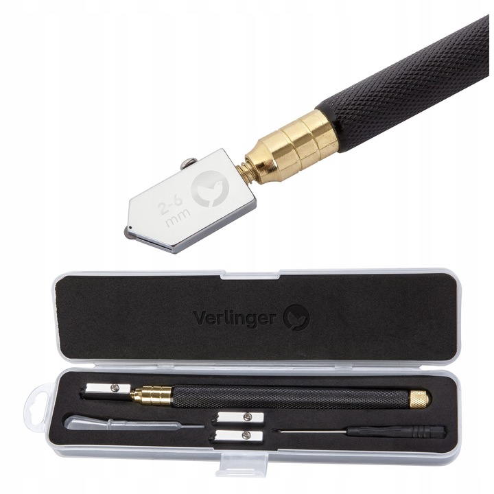 Nóż do cięcia szkła Nóż do luster do szyb Nóż OLEJOWY Verlinger