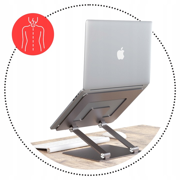 PODSTAWKA POD LAPTOPA / ERGONOMICZNY STOLIK POD LAPTOPA ZGODNY Z BHP LYNXER