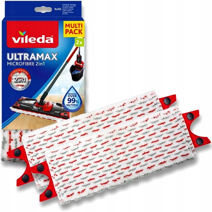 Vileda Wkład do Mopa ULTRAMAX ULTRAMAX TURBO MULTI-PACK 2 szt