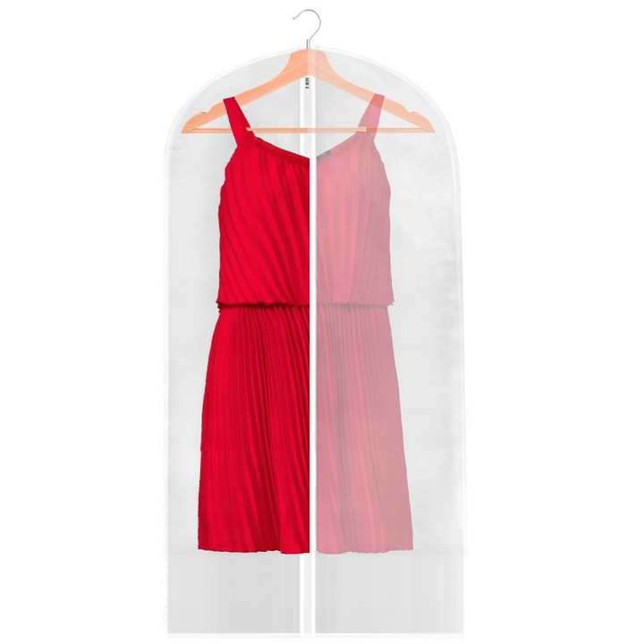 POKROWIEC NA UBRANIA ODZIEŻ PŁASZCZ GARNITUR KOSZULĘ 150 cm DUŻY ORGANIZER