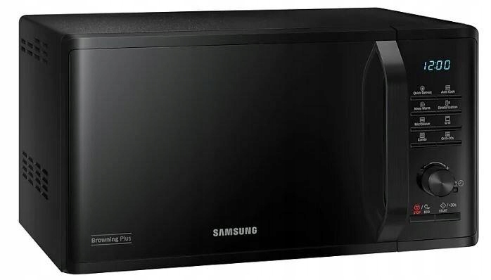 Kuchenka mikrofalowa SAMSUNG MG23K3515AK/EO z grillem 23l