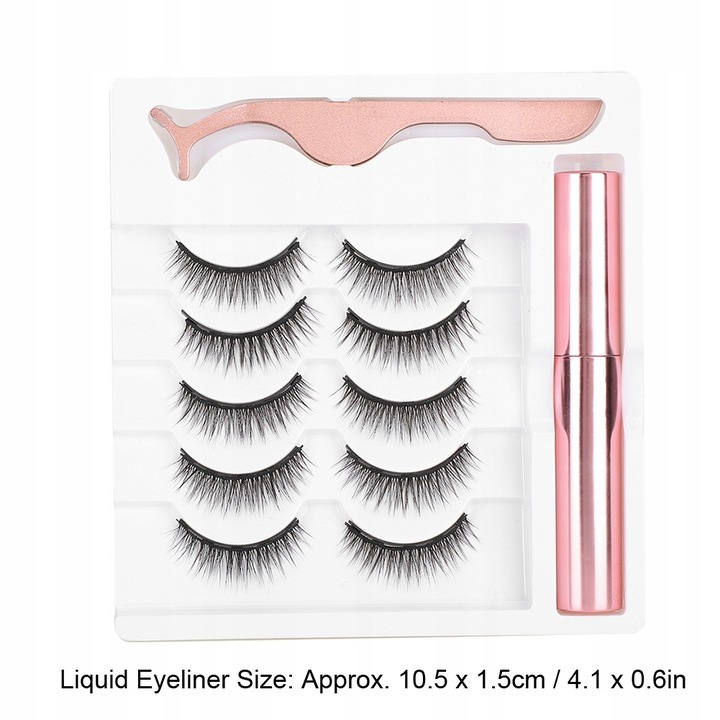 MAGNETYCZNE RZĘSY PIĘKNE NIEINWAZYJNE ŁATWY MONT