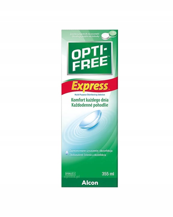OPTI FREE Express 355ml Płyn do soczewek ALCON