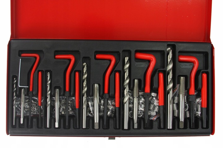 ZESTAW NAPRAWCZY GWINTÓW NAPRAWY GWINTU M5-M12 131