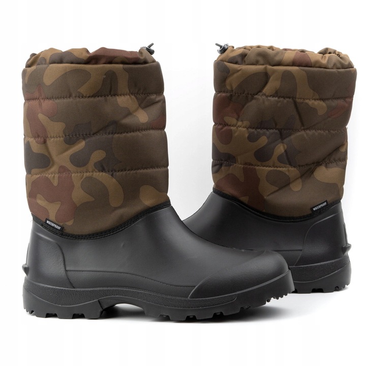 Buty obuwie piankowe ŚNIEGOWCE kalosze ocieplane TREWOR wysokie 43