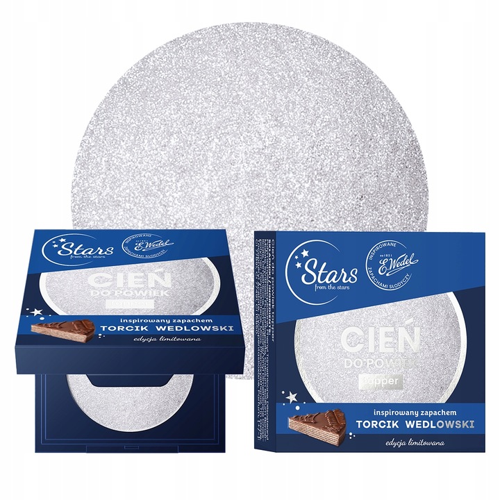 Stars from the stars TOPPER cień cienie do powiek WEDEL biało - srebrny #01