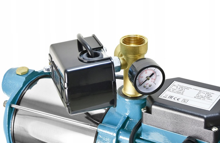 POMPA HYDROFOROWA POWIERZCHOWNA INOX WODY WYDAJNA MH Z OSPRZĘTEM MHI