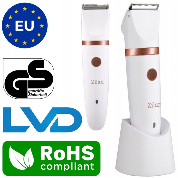 GOLARKA DAMSKA DEPILATOR DO CIAŁA BIKINI NÓG PACH WODOODPORNA USB 3W1