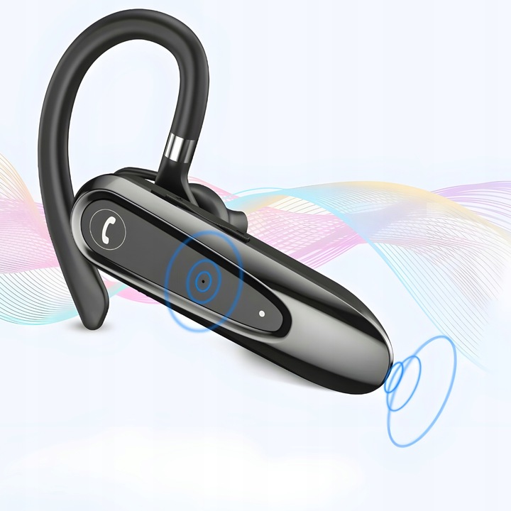 BEZPRZEWODOWA SŁUCHAWKA DO ROZMÓW DO UCHA BLUETOOTH MIKROFON DLA KIEROWCÓW