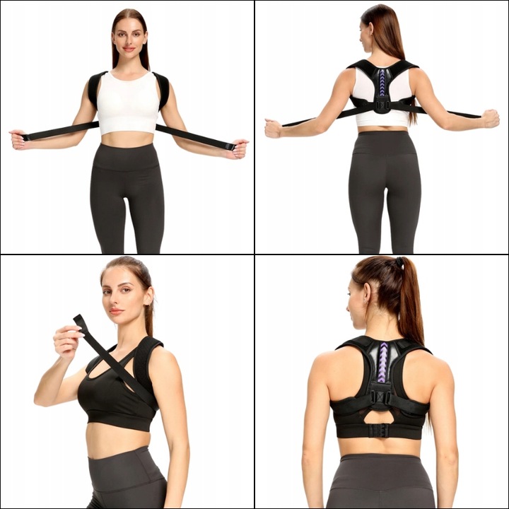 Inteligentny korektor postawy wad kręgosłupa pajączek na plecy proste plecy