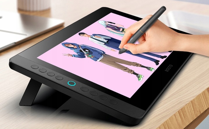 PROFESJONALNY Tablet graficzny BOSTO DOTYK buttons