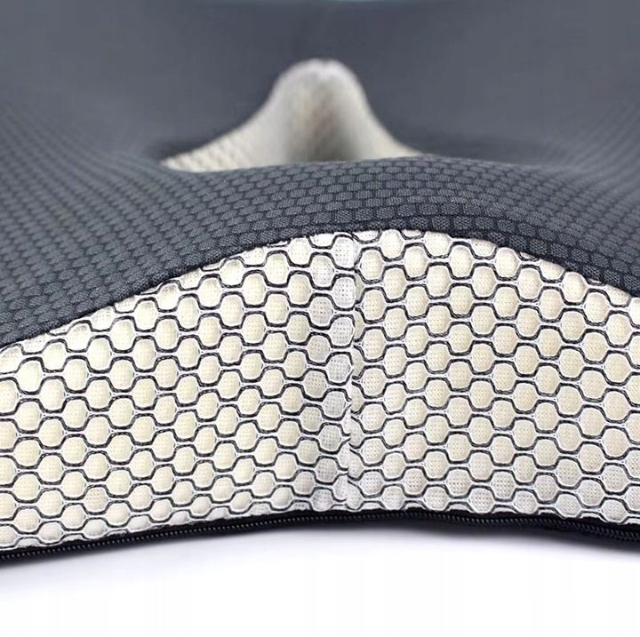 PODUSZKA ORTOPEDYCZNA DO SIEDZENIA PROFILOWANA MEMORY NA KRZESŁO FOTEL DUŻA