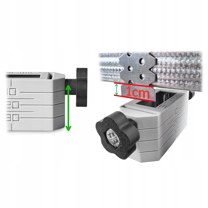 6 x Uchwyt do poziomowania sufitu podwieszanego PROFIL CD60 ES short