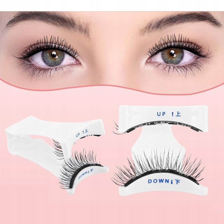 RZĘSY MAGNETYCZNE 8 PARY WIELOKROTNEGO UŻYTKU Z APLIKATOREM 3D