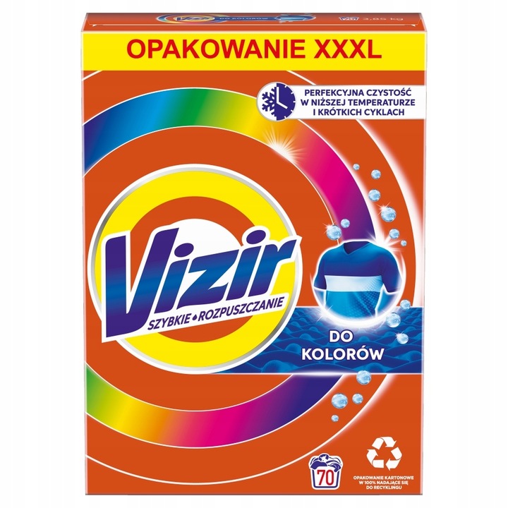 Vizir Color Skoncentrowany proszek do prania tkanin kolor, 70 prań