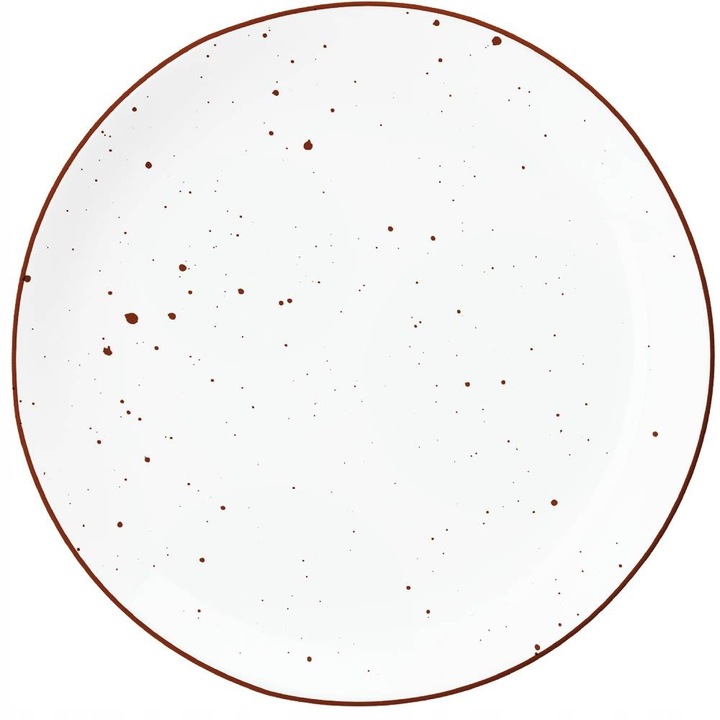 KOMPLET PORCELANA ZESTAW SERWIS OBIADOWY TALERZE 18el 6 OSÓB WZÓR