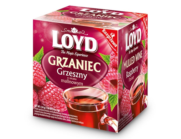 Rozgrzewająca Herbata Zimowa Owocowa Grzaniec Grzeszny Zimowy 10T LOYD