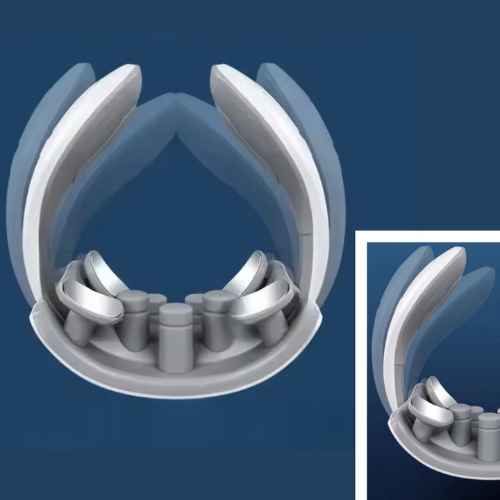 MASAŻER SZYI SZTYWNOŚĆ KARKU BÓL PRĄDY TENS 9 GŁOWIC GRZANIE 5 PROGRAMÓW