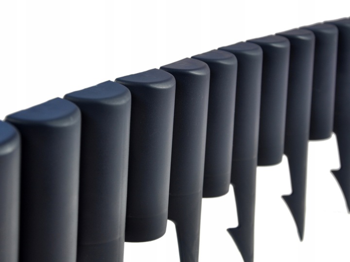 PALISADA OGRODOWA - UV- WYSOKA Wytrzymała Płotek Ogrodowy Obrzeże - Brązowa