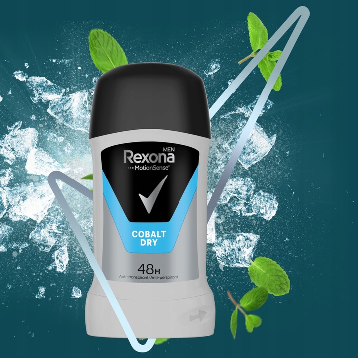 6 x Rexona MotionSense Antyperspirant w sztyfcie Cobalt Dry 50 ml