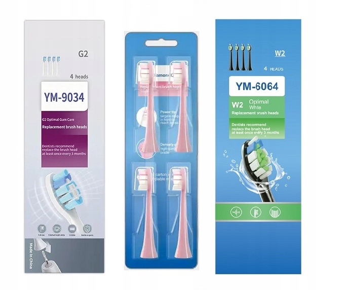 12x KOŃCÓWKI DO SZCZOTECZEK PHILIPS SONICARE MIXED